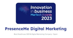Best Healthcare SEO & Digital Marketing Company - Spain 2023 award